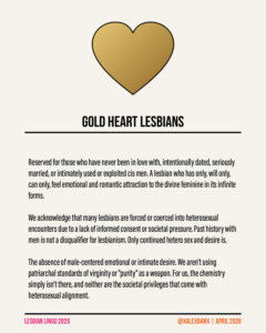Gold Heart Lesbians